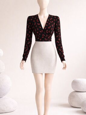 Express Printed Crop Top